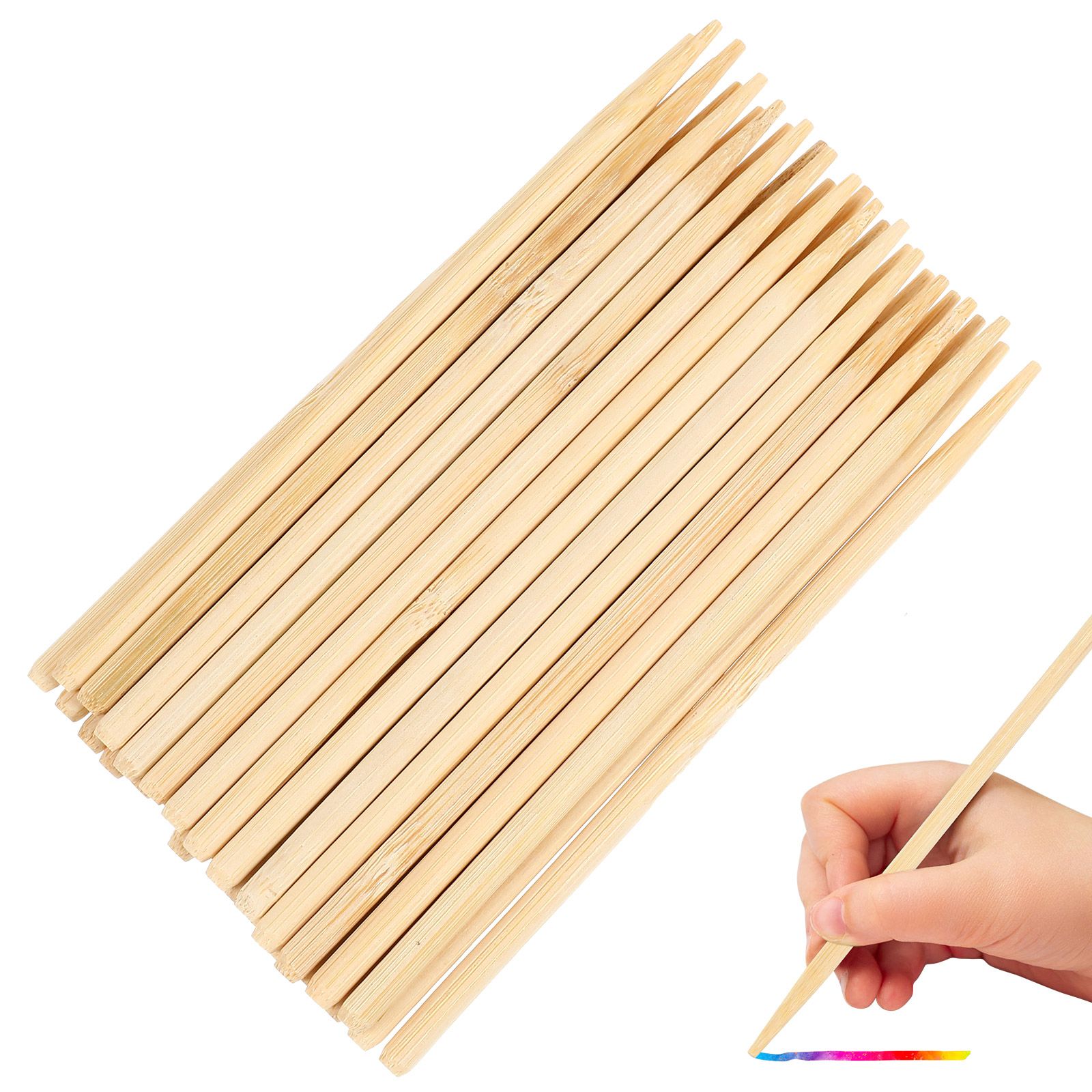 Woodworking Art - 30 Pcs 나무 스크래치 그림 대나무