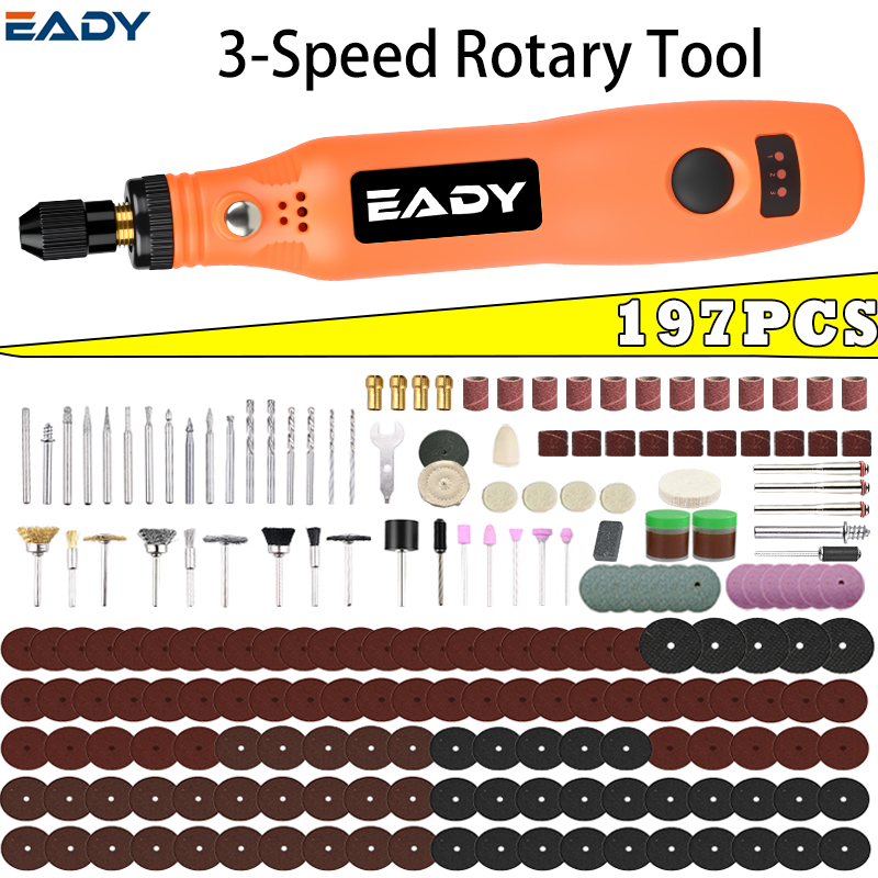 Woodworking Joinery - USB 무선 로터리 공구 키트 –