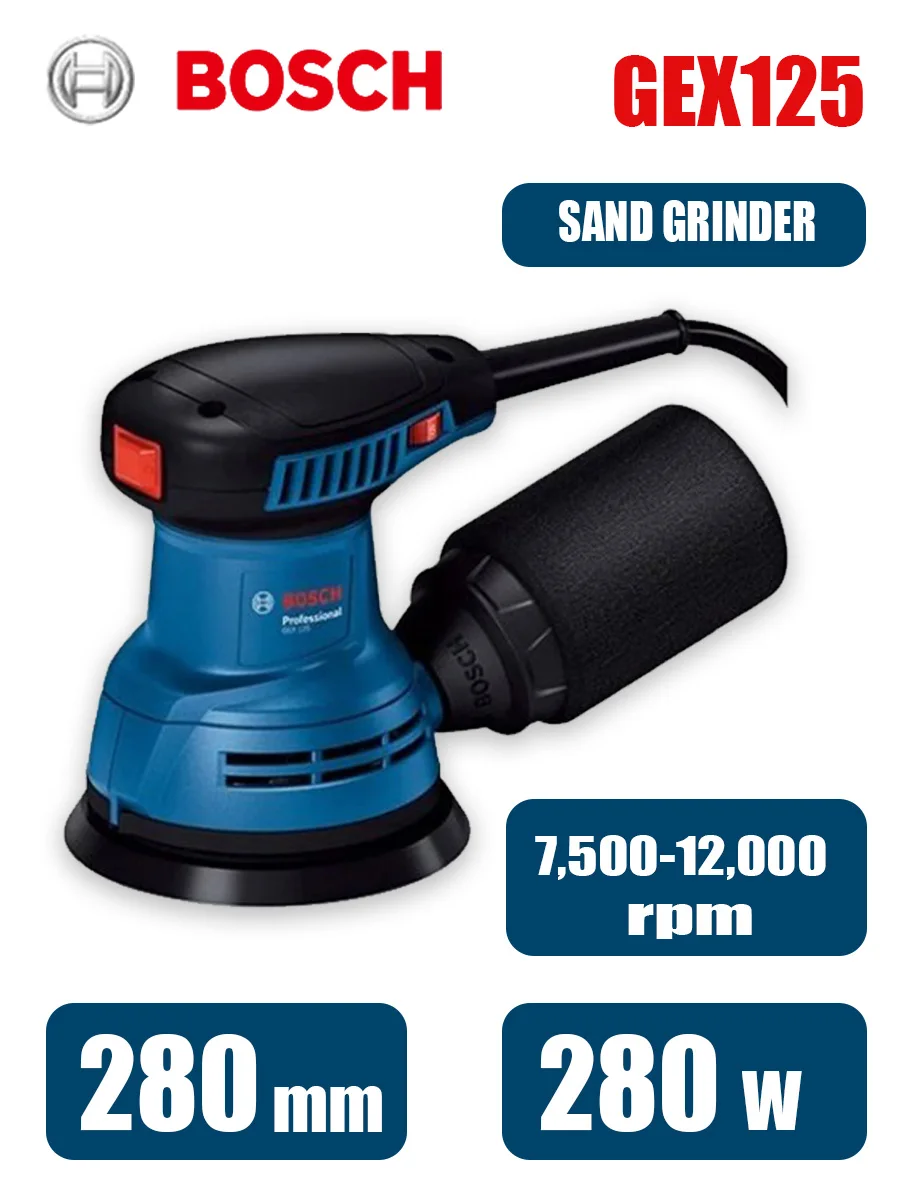 보쉬 GEX125 280W 다기능 오비탈 샌더/샌드 그 - Woodworking Machinery 리뷰 및 가격