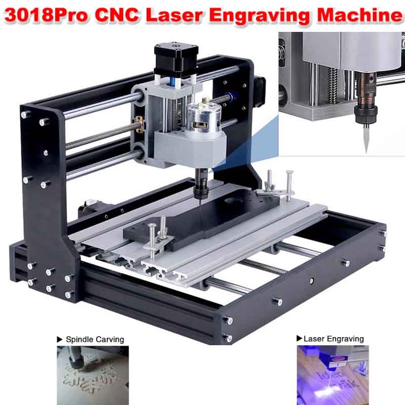 CNC 3018Pro 목공 조각기 15W 20W 레이저 - Woodworking Machinery 리뷰 및 가격