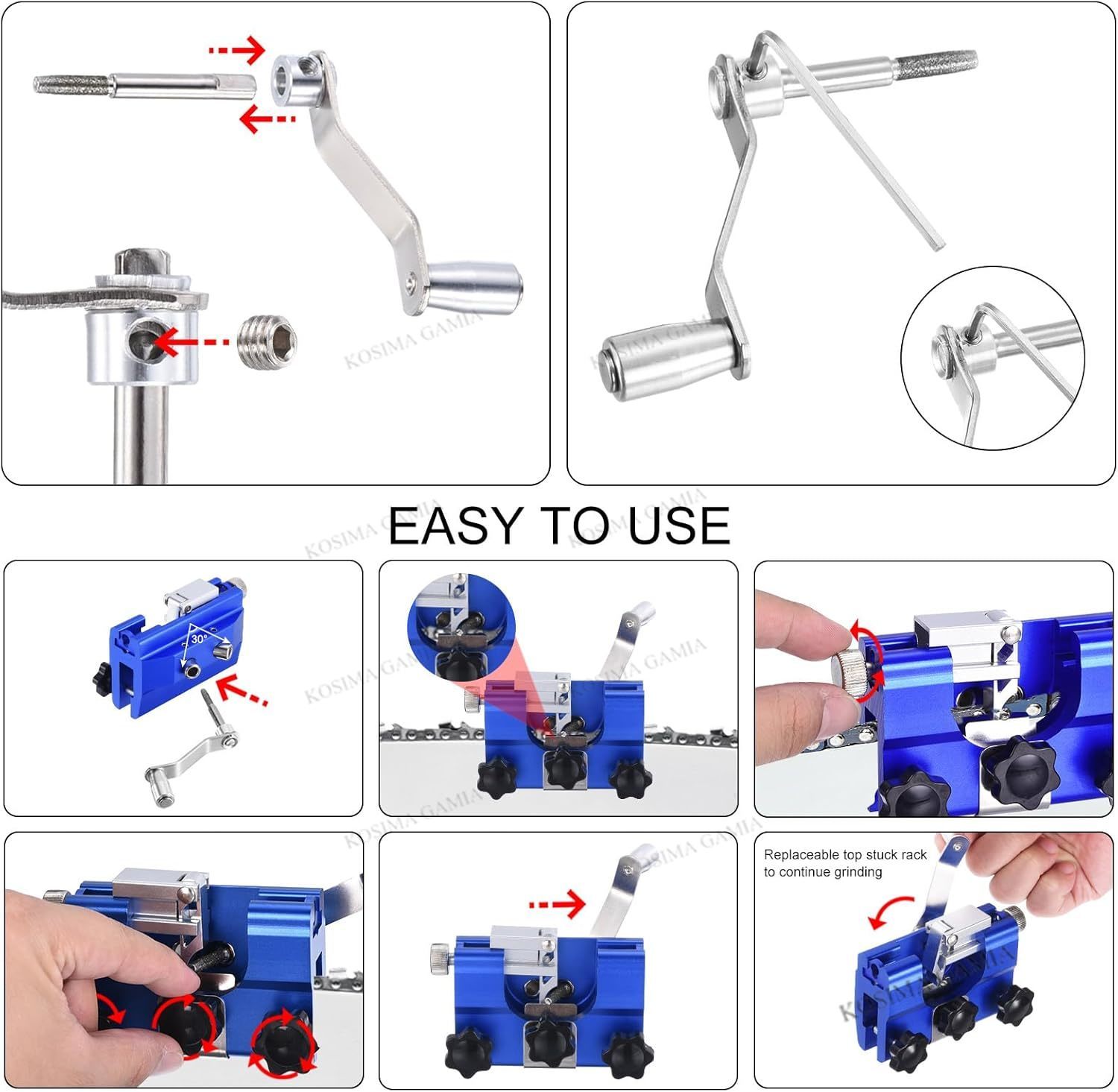 휴대용 수동 체인톱 날 연마기 도구 버 그라인딩 스톤  - Woodworking Ai 리뷰 및 가격