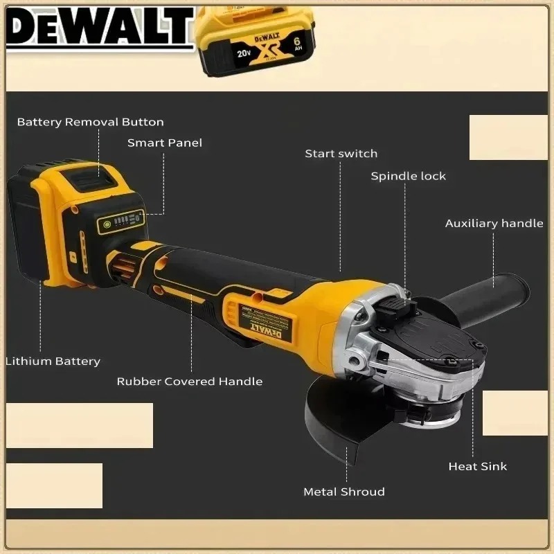 Dewalt DCG406 125MM 앵글 그라인더 무선 - Woodworking Ai 리뷰 및 가격