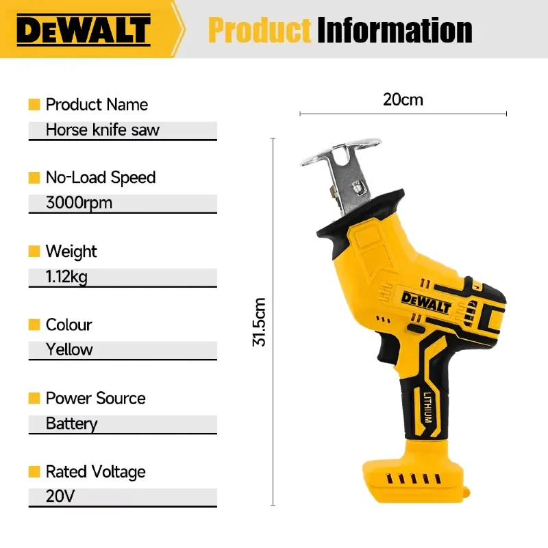 Dewalt 브러시리스 왕복톱 2800RPM 전기톱 다 - Woodworking Class 리뷰 및 가격