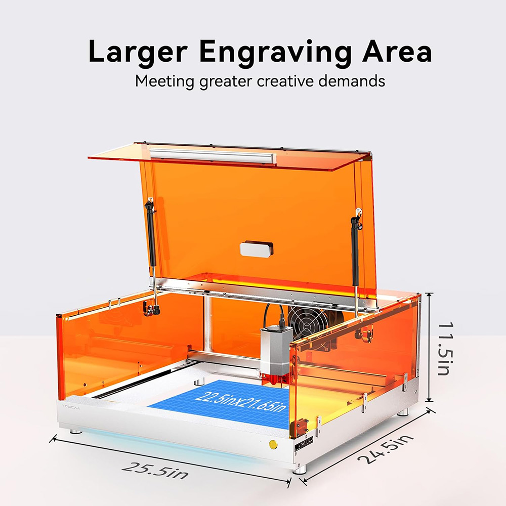 TOOCAA L2 40W AI 데스크탑 레이저 조각기  - Woodworking Ai 리뷰 및 가격