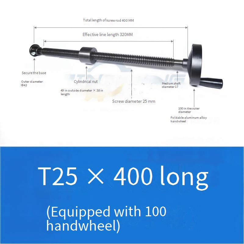 사다리꼴 리드 스크류 세트 T20 T25 핸드휠 제어  - Woodworking Machinery 리뷰 및 가격