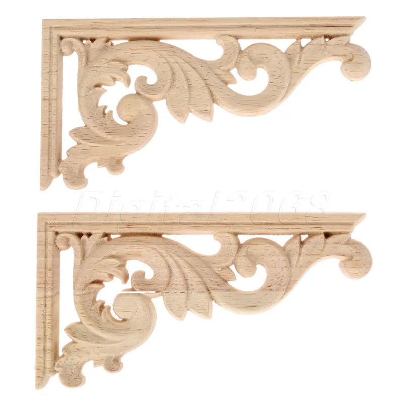 독특한 천연 꽃 나무 조각 공예 코너 아플리케 프레임, - Woodworking Joinery 리뷰 및 가격